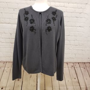 T.R. Bentley Cardigan with Attached Tank